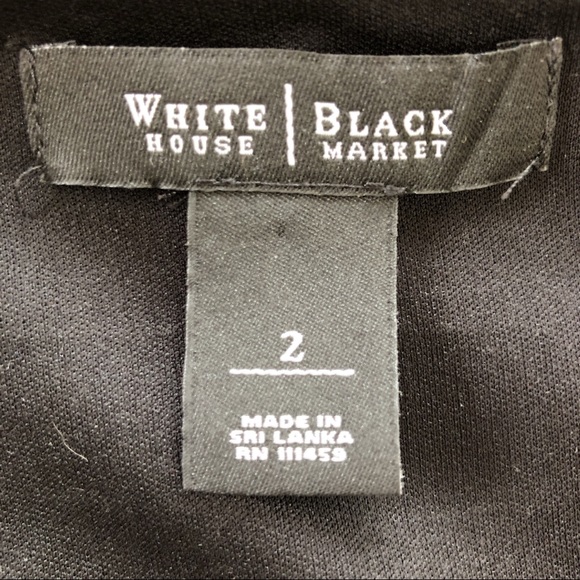 White House Black Market Faux Wrap Dress Size 2 - Picture 5 of 6